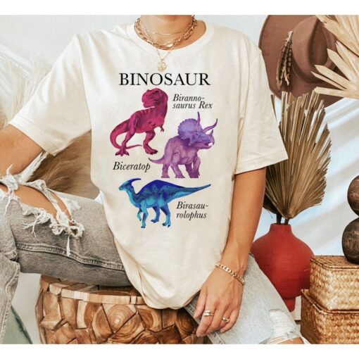 Binosaur shirt | bisexual shirt | Bisexual pride shirt