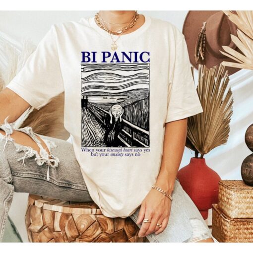 Bi panic shirt | bisexual panic shirt | bisexual tshirt