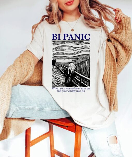 Bi panic shirt | bisexual panic shirt | bisexual tshirt