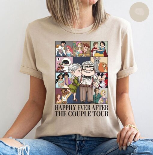 Funny Happily Ever After The Couple Shirt, Disney Honeymoon T-shirt