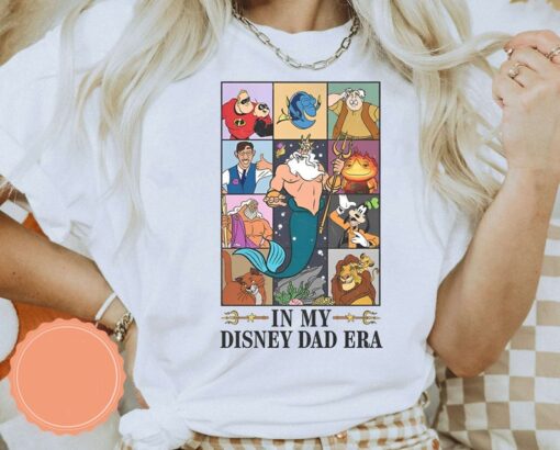 Retro In My Disney Dad Era Shirt, Funny Father'S Day Gift T-shirt