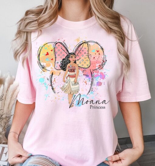 Retro Disney Moana Princess Shirt