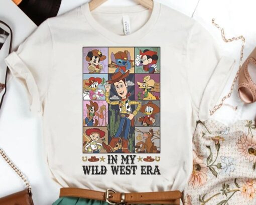 Vintage Disney Pixar Toy Story Shirt, In My Wild West Era Tshirt