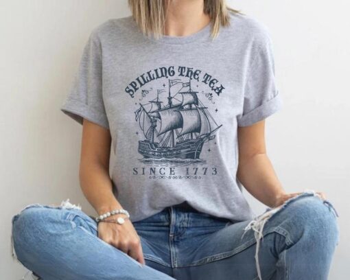 Spilling The Tea Since 1773 Shirt, Funny History Teacher Shirt