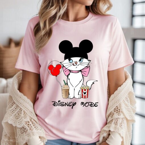 Disney Marie Cat Mickey Cap Graphic T-Shirt