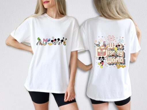 Retro Walt Disney World Two Sided Comfort Colors Shirt