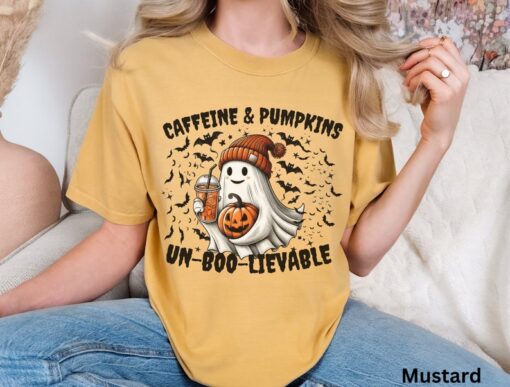 Ghost Shirt Spooky Shirt Halloween T Shirt Cute Halloween Shirt Retro