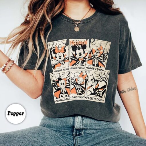 Vintage Disney Tarot Cards Halloween Shirt