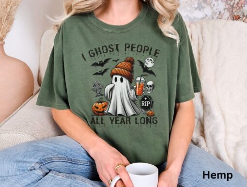 Halloween Ghost Shirt Halloween TShirt Cute Halloween Shirt Boo