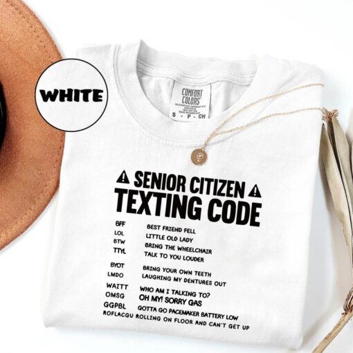 Sarcastic Senior Citizen T-shirt Funny Grandparents Gifts Senior