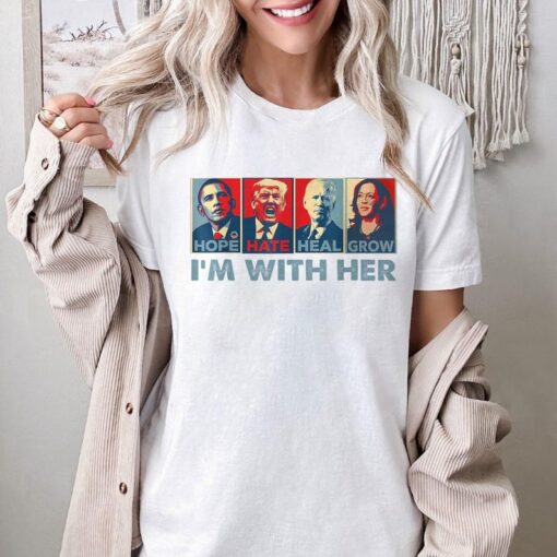 I Am With Her Shirt, Kamala Harris 2024 T-Shirt, Vote Blue 2024