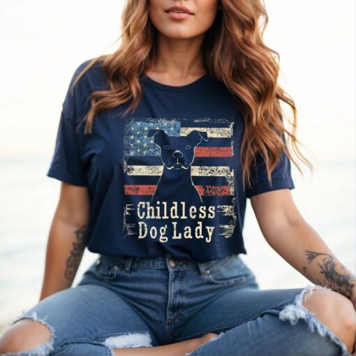 Childless Dog Lady Shirt, 2024 Election Shirt, Dog Lady Shirt