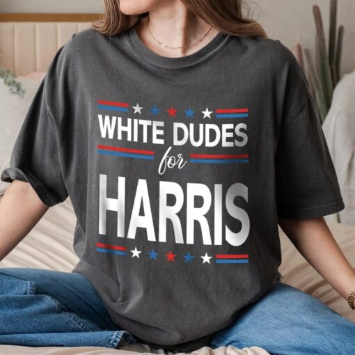 White Dudes For Harris Comfort Colors Shirt