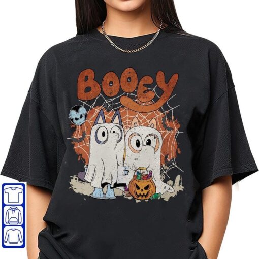 Booey Halloween Shirt, Bluey Family Scary Shirt