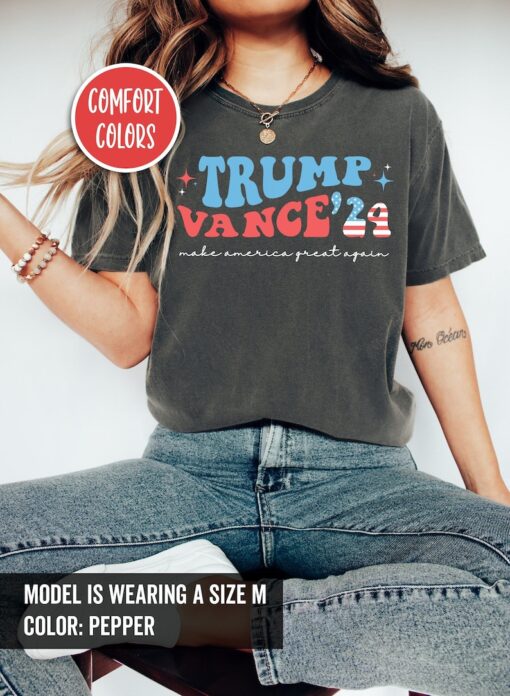 Retro Trump Vance Shirt Trump 2024 Shirt Donaldtrump Shirt Pro Trump