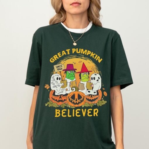 Vintage Great Pumpkin Believer Shirt, I Got A Rock Tshirt