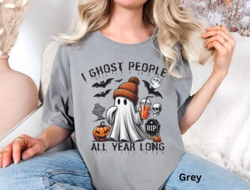 Halloween Ghost Shirt Halloween TShirt Cute Halloween Shirt Boo