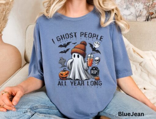 Halloween Ghost Shirt Halloween TShirt Cute Halloween Shirt Boo