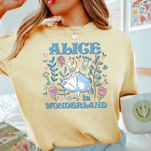 Comfort Colors® Alice in Wonderland T Shirt, Disney Alice Tee