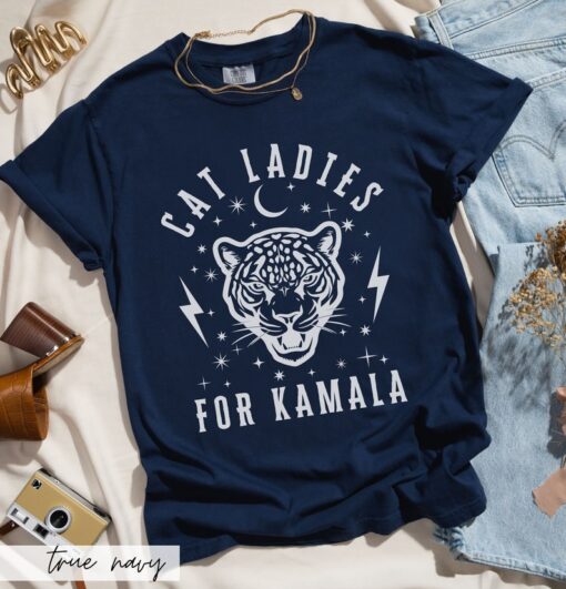 Comfort Colors Cat Ladies for Kamala Shirt