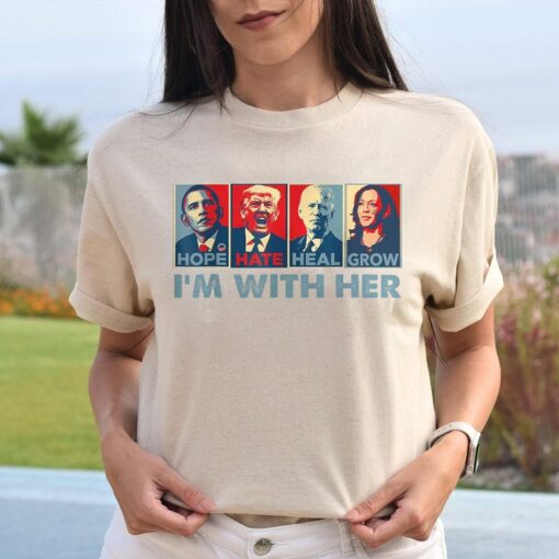 I Am With Her Shirt, Kamala Harris 2024 T-Shirt, Vote Blue 2024