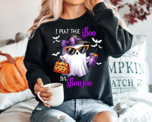 Funny Halloween Shirts Cute Ghost TShirt