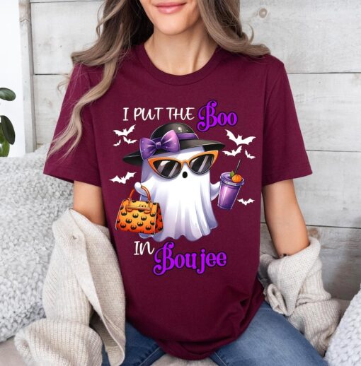 Funny Halloween Shirts Cute Ghost TShirt