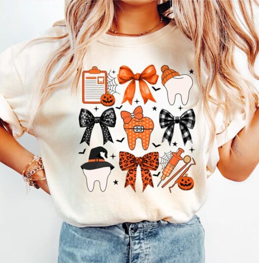 Coquette Dental Halloween Shirt, Dentistry Shirt, Halloween Tee