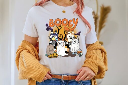 Retro Bluey Halloween Shirt, Spooky Season Sweatshirt