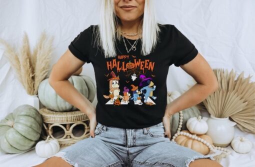 Bluey Happy Halloween Shirt, Bluey and Family Shirt, Halloween Shirt