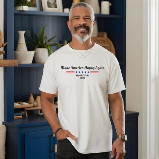 Make America Happy Again T-Shirt, Harris Walz Tshirt, Kamala Tim Shirt