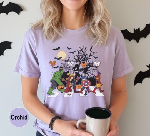 Marvel Halloween Comfort Colors Shirt, Avengers Halloween Shirt