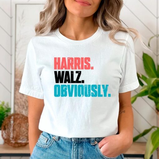 Kamala Harris Walz Obviously Shirt Democrat Shirt Harris Walz 2024