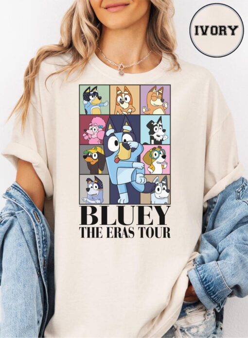 Bluey Dog Eras Tour Shirt | Midnights Bluey Dog Friends Shirt