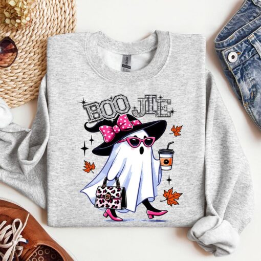 Boo Jee Sweatshirt, Halloween Ghost Shirt, Boo Shirt