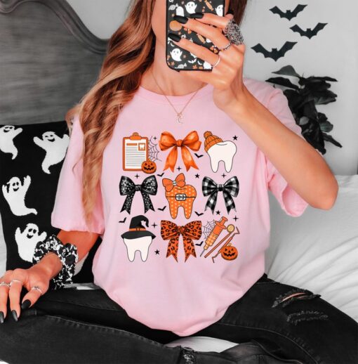 Coquette Dental Halloween Shirt, Dentistry Shirt, Halloween Tee