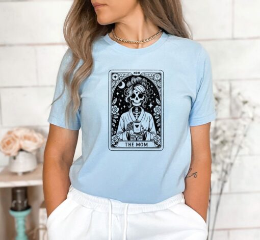 The Mom Tarot Card Shirt, Skeleton Mom T-shirt, Celestial Mama Shirt