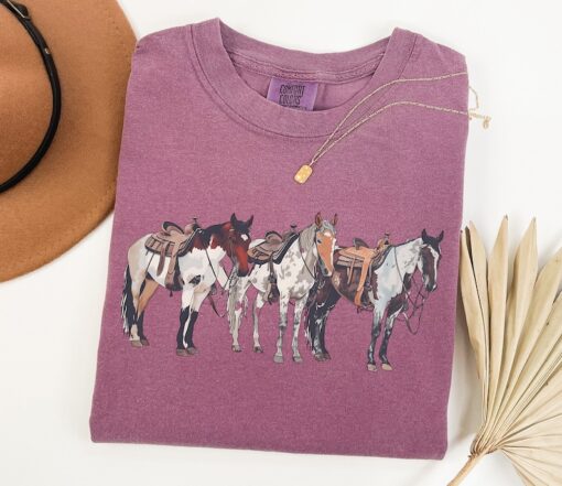 Western Shirt, Horse Shirt, Western Graphic Tee, Cowgirl Tshirt