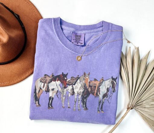 Western Shirt, Horse Shirt, Western Graphic Tee, Cowgirl Tshirt