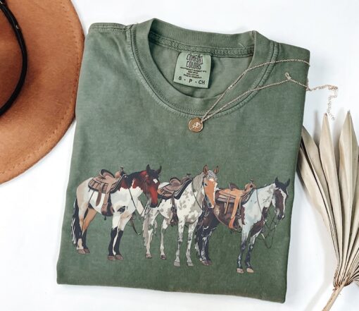 Western Shirt, Horse Shirt, Western Graphic Tee, Cowgirl Tshirt