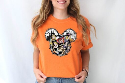 Halloween Printed Edition Princess Shirt