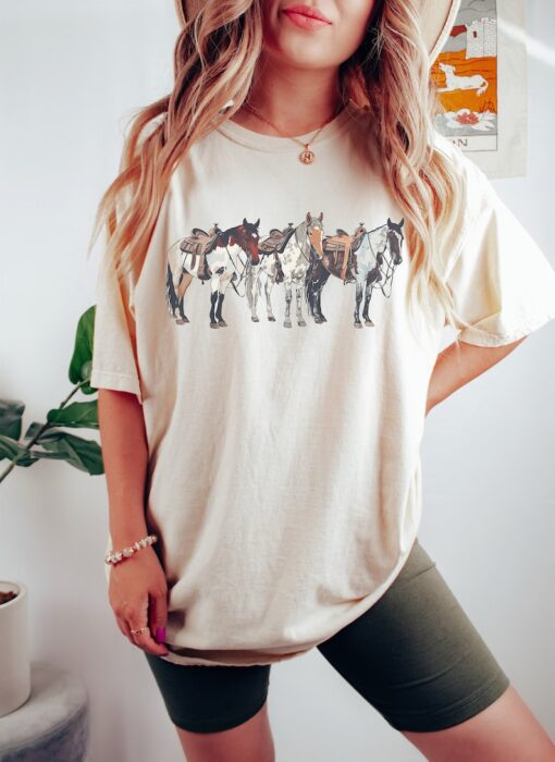 Western Shirt, Horse Shirt, Western Graphic Tee, Cowgirl Tshirt