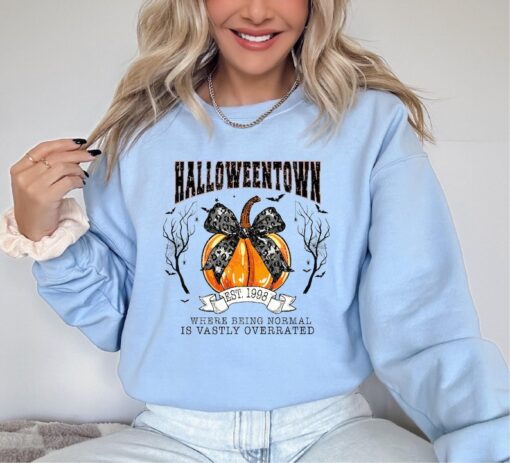 Halloweentown Sweatshirt, Retro Halloween Pumpkin Sweatshirt