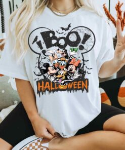 Boo Halloween Shirt, Mickey Boo Halloween Shirt, Minnie Spooky Tee