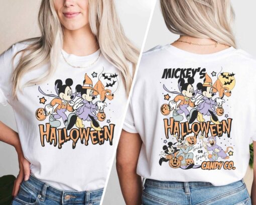 Mickey's Halloween T-shirt, Spooky Vibes Shirt, Halloween Kids Shirt