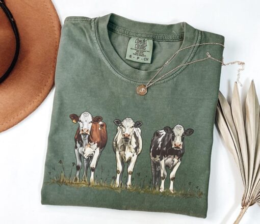 Western Shirt, Cows Shirt, Comfort Colors, Cow Lover Shirt