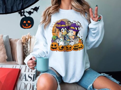 Bluey Vintage Halloween Trick or Treat T- Shirt