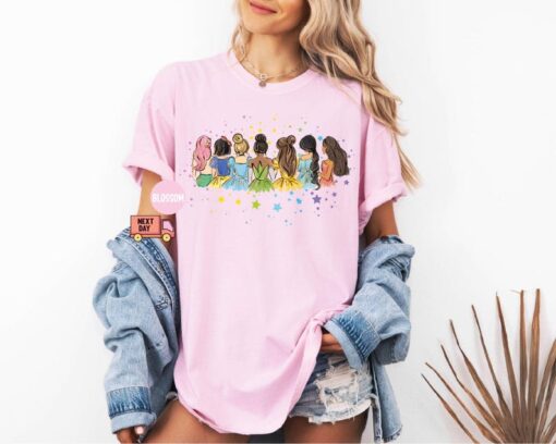 Comfort Colors Gift, Retro Disney Princess Shirt