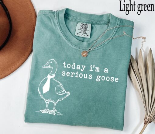 Comfort Colors® Funny Shirt, Today I'm a Serious Goose Tshirt