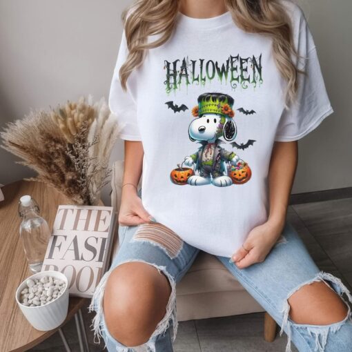 Snoopy Halloween shirt, Snoopy Frankenstein Shirt, Funny Snoopy Shirt